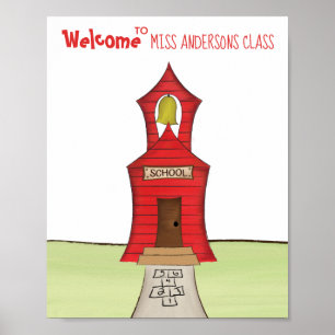 Lärare Back to school Classroom Poster
