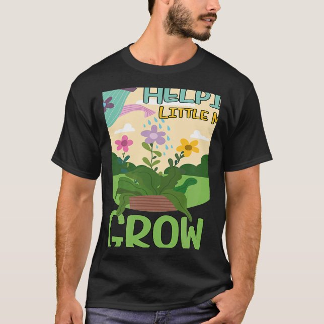 Lärare Back to school Hjälping Little Minds Grow M T Shirt (Framsida)