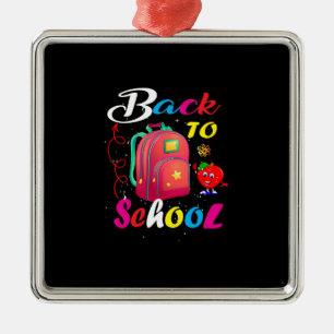 Lärare Back to school Julgransprydnad Metall
