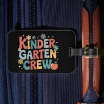 Lärare Back to school Kindergarten Crew Bagagebricka<br><div class="desc">Lärare Back to school Kindergarten Crew</div>