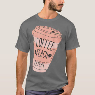 Lärare back to school lustiga lärarkaffekundervisa t shirt