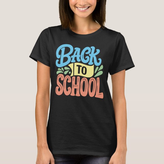 Lärare Back to school T Shirt (Framsida)