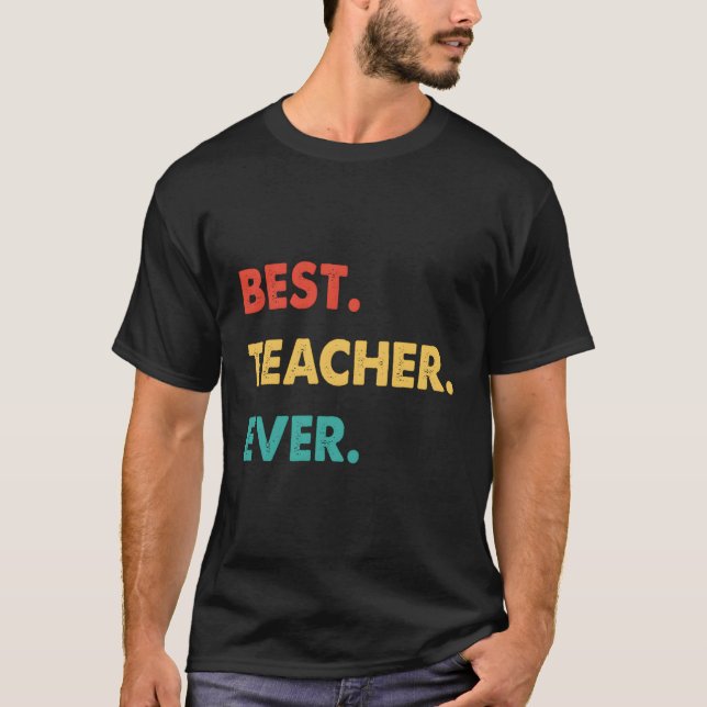 Lärare, bästa lärare någonsin t shirt (Framsida)