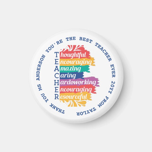 Lärare - BÄSTA offerter Magnet (Framsidan)