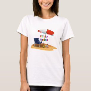 Lärare, Beach Scene T Shirt