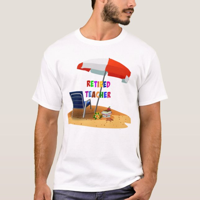 Lärare, Beach Scene Tee (Framsida)
