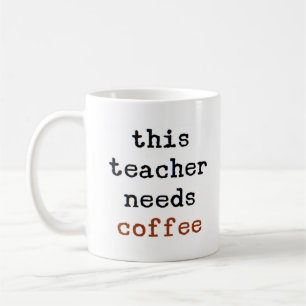 lärare behöver kaffe kaffemugg