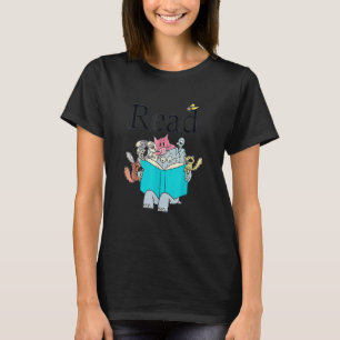 Lärare Bibliotek Read Bok Klubb Piggie Elephant Gr T Shirt