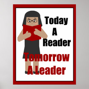 Lärare Bok Älskare Gal Leader Poster