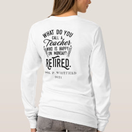 Lärare chef för Anpassningsbarna Pension T Shirt