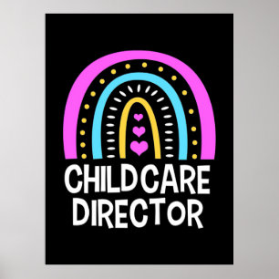 Lärare Childcare Director Poster