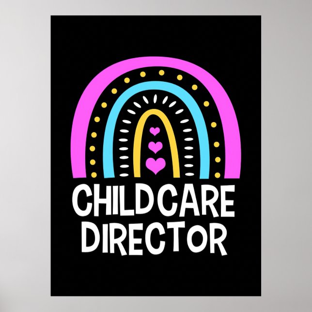 Lärare Childcare Director Poster (Framsidan)