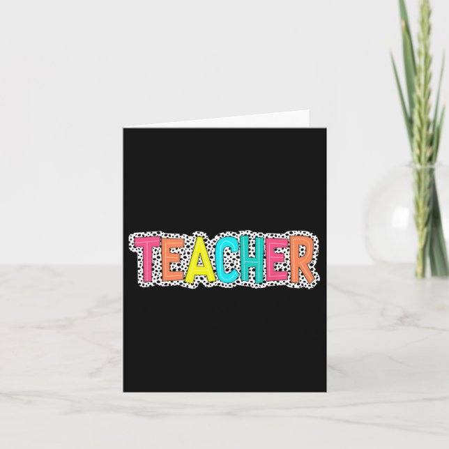 Lärare Dalmatien har inspiration tillbaka till sko Kort (Framsida)