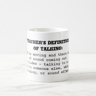 Lärare definition av samtal kaffemugg