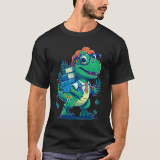 Lärare Dinosaurium Pennor 100 Dagar På Skolan Lära T Shirt