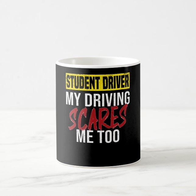 Lärare Driving School Körkort Novice Kaffemugg (Center)