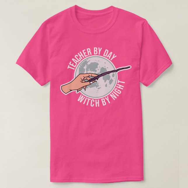 Lärare efter dagsljus på natten t shirt (Design framsida)