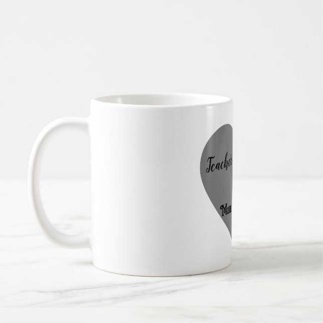 "Lärare efter handel. Mamma efter hjärta." Kaffemugg (Vänster)
