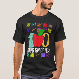 Lärare Elev 100 Dagar Smartare Glad 100 Dagar Av T Shirt