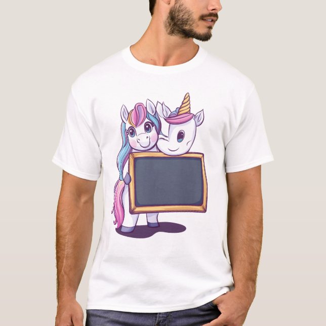 Lärare Enhörning (1) T Shirt (Framsida)