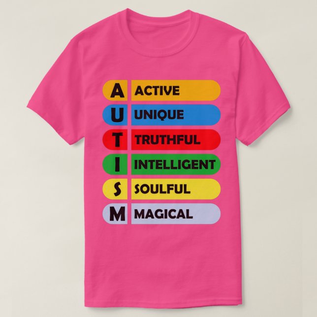 Lärare Fami för medvetenhet om autism Brother Most T Shirt (Design framsida)