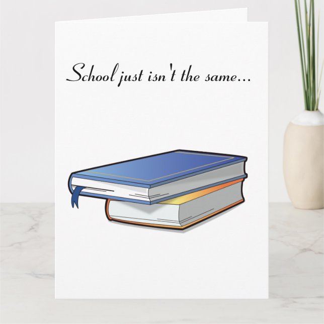 Lärare får snart ett stort kort från klass (Framsida)