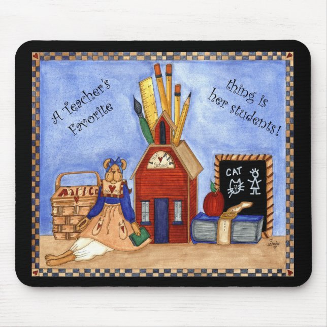 Teacher's favorite thing Mousepad Musmatta (Framsidan)
