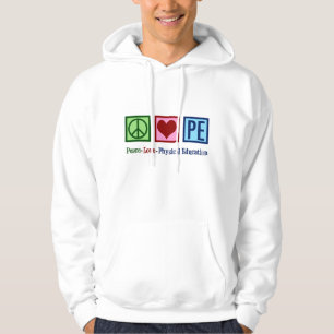 Lärare för fredkärlekPE Hoodie