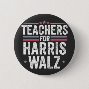 Lärare för Harris Walz 2024 Val Kamala Tim Knapp