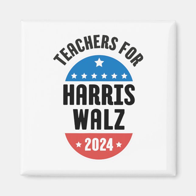 Lärare För Harris Wheimer 2024 Magnet (Framsidan)