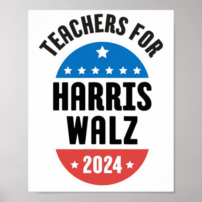 Lärare för Harris Wheimer 2024 Poster (Framsidan)