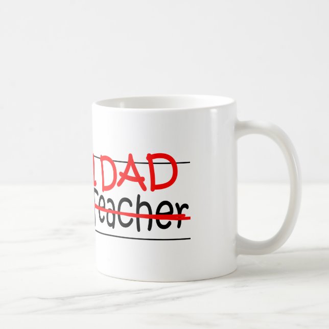 Lärare för jobbpappavetenskap kaffemugg (Höger)