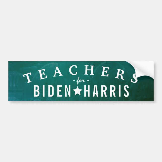 LÄRARE FÖR JOE BIDEN 2020 PRESIDENT BILDEKAL (Framsidan)
