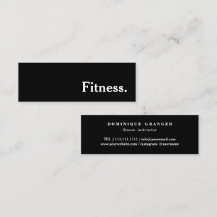Lärare för Pilates Yogainstruktör Mini Visitkort