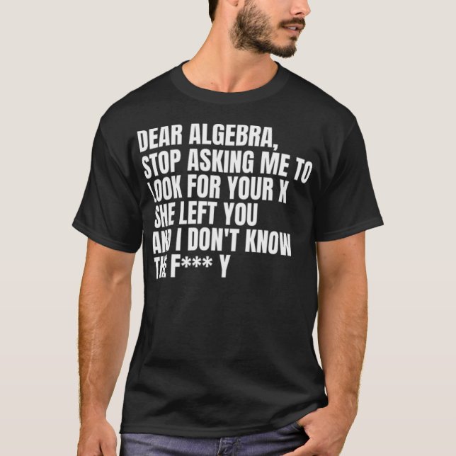 Lärare för skolutbildning i matematik t shirt (Framsida)