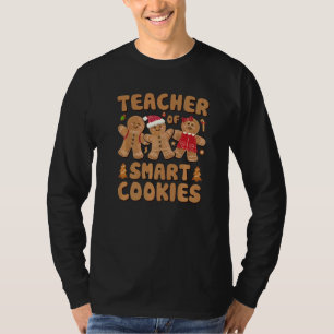 Lärare för smarta kakor jul lärare söt Gi T Shirt