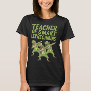 Lärare för smarta läppjättar Dab St Patricks Day T Shirt