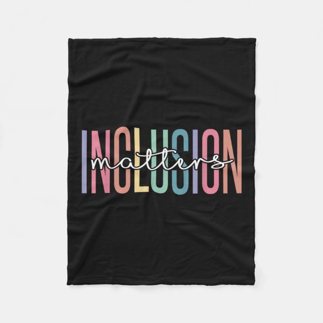 Lärare för speciell utbildning Lärare Inclusi Fleecefilt (Framsidan)