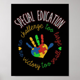 Lärare för speciell utbildning och autism poster