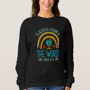 Lärare förändrar världen Barn Tillbaka till skolan T Shirt
