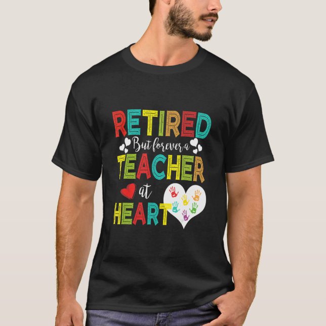 Lärare före K Kindergarten Pension Mamma T Shirt (Framsida)