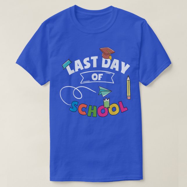 Lärare förra dagen, primärlärare i skolan och stud t shirt (Design framsida)
