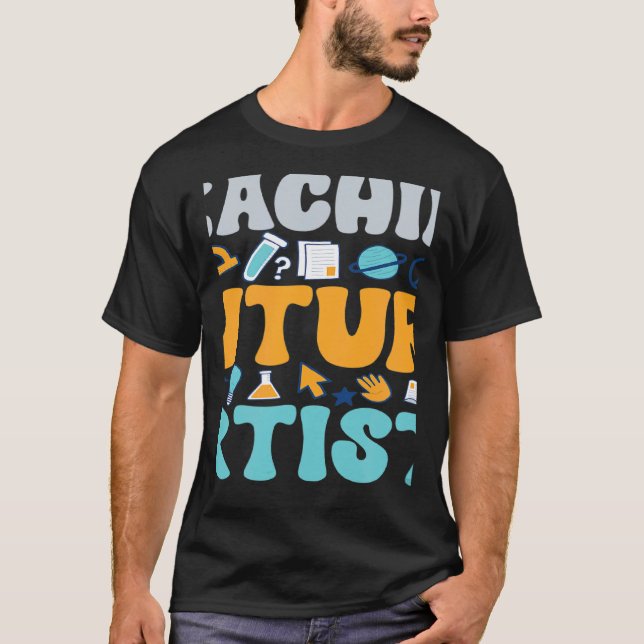 Lärare framtida konstnärer Lärare Studenter School T Shirt (Framsida)