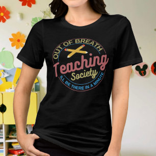 Lärare från andningssamhället t shirt