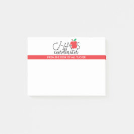 Lärare från Chaos samordnare Desk Post-it Block