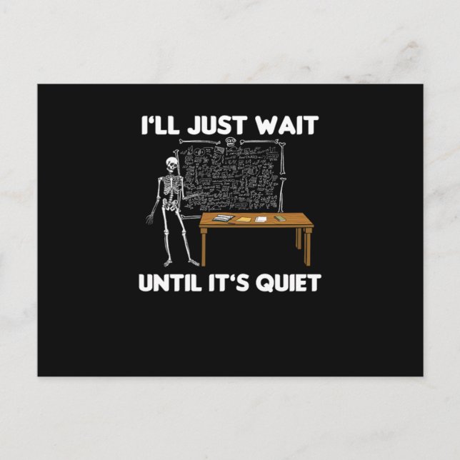 Lärare från Classroom Professor Educator Stateme Vykort (Framsida)