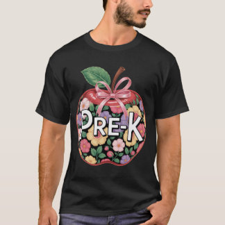 Lärare från före K Coquette Bow Back to school T Shirt