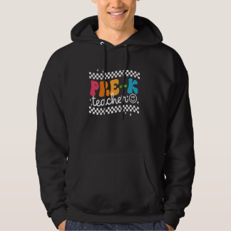 Lärare från förskolan i Lycklig, första skoldagen  Hoodie