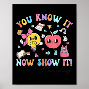 Lärare från Groovy-testdagen sa att du vet det nu. Poster