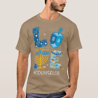 Lärare från Läraren Menorah Jewish Hanukk från Fun T Shirt